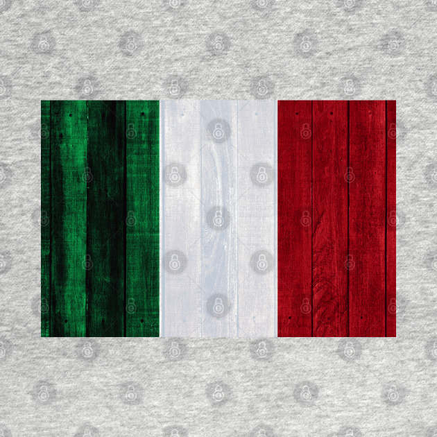 Flag of Italy - Wood by DrPen